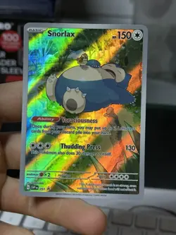 #3 Snorlax 051 Black Star Promo 2023 SVP 151 ETB Holo Rare IR Pokemon Card TCG - Image 3