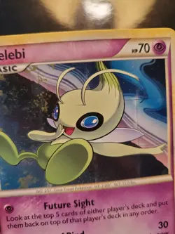 Celebi 3/102 Holo Rare Pokemon TCG HGSS Triumphant Card Near Mint NM Johto - Image 4