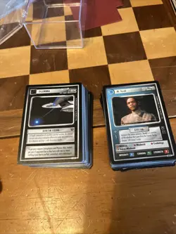 2000 Star Trek Decipher CCG Mirror Universe Lot of 140 cards (missing The Borg) - Image 2