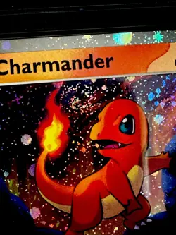 CGC 10 Charmander #047 Swirl Cosmos Holo 151 Black Star Promo Pokemon Card - Image 3