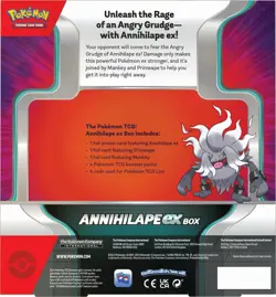 Pokemon TCG: Annihilape EX Box - Bonus Foil Cards Promos Brand NEW SEALED 820650852459 - Image 2