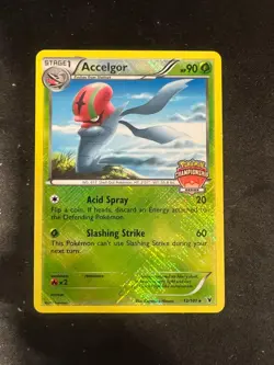 Accelgor 12/101 Regional Promo Near Mint Pokemon Trading Card Game - Image 1
