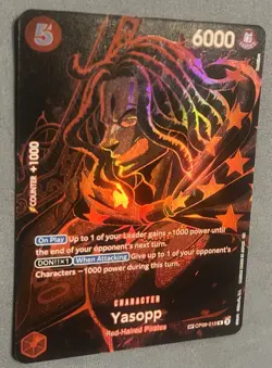 Yasopp OP09-013 SP R Legacy of the Master ONE PIECE Card English NM - Image 2