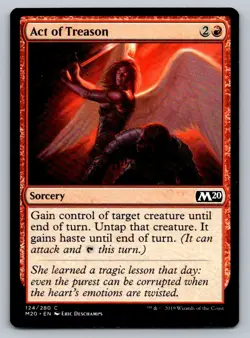 Act of Treason Magic the Gathering Core Set 2020 M20 MTG Card FREE SHIPPING ! - Image 1
