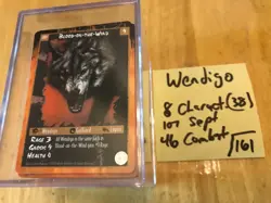 WENDIGO CCG Deck: RAGE Werewolf White Wolf TCG, 161 cards & box, many rares - Image 1