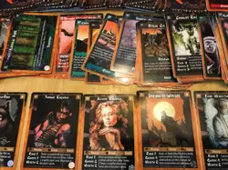 WENDIGO CCG Deck: RAGE Werewolf White Wolf TCG, 161 cards & box, many rares - Image 5