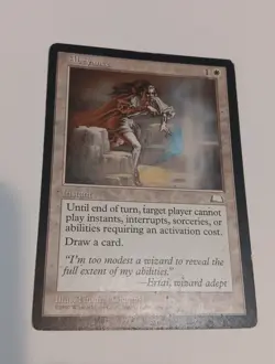 1x MTG Abeyance Weatherlight Rare LP Magic the Gathering Card - Image 1