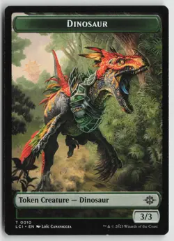 Dinosaur Token () T The Lost Caverns of Ixalan 10 NM - Image 1