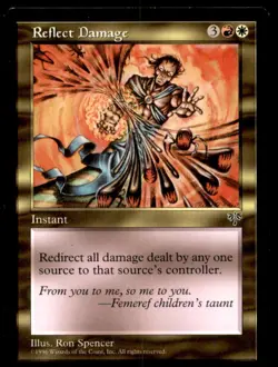 MTG Reflect Damage LP Light Play Mirage [4981] - Image 1