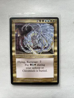 Chromium Legends 1994 Near Mint Mtg Magic The Gathering Illus. Edward Beard, Jr. - Image 1