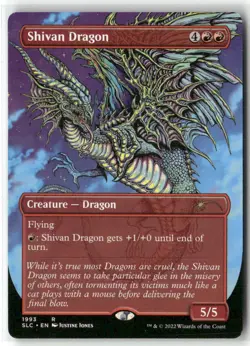 Shivan Dragon Secret Lair Countdown Kit Regular - Image 1