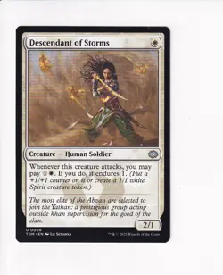 MAGIC THE GATHERING MTG TARKIR DRAGONSTORM DESCENDANT OF STORMS - Image 1