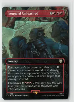 MTG Isengard Unleashed - Borderless - 495 - Foil LTC x1 NM Rare - Image 1