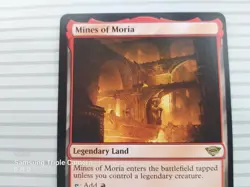 Magic: The Gathering - Lord of the Rings ~ Rare ~ Mines of Moria - Image 2