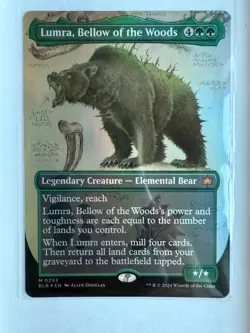 MTG - Lumra, Bellow of the Woods (Borderless) (Foil) (0293) M Bloomburrow - Image 1