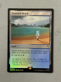 Deserted Beach 0270 FOIL - Rare Doctor Who (WHO) MTG Unplayed NM / Mint - Image 1