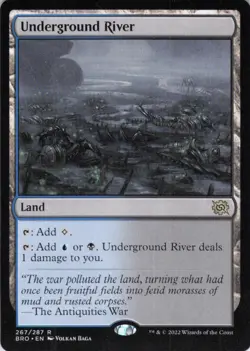MTG Underground River (267) | NM | The Brothers' War {BRO} - Image 1