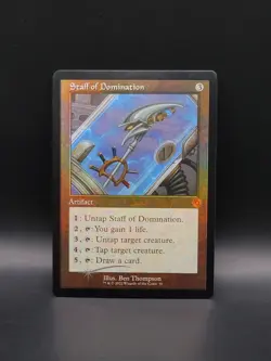 Staff of Domination The Brothers' War: Retro Frame Artifacts Foil - Image 1