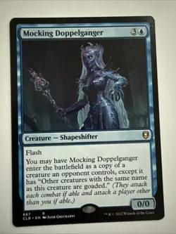 Mocking Doppelganger (Ext Art) Commander Legends: Battle for Baldur's Gate Reg - Image 1