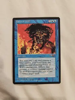 1996 MTG Force of Will Magic The Gathering Mint (Never Played) - Image 1
