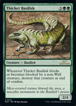 1x Thicket Basilisk - NM - See Pic for Set - SPARROW MAGIC - Image 1