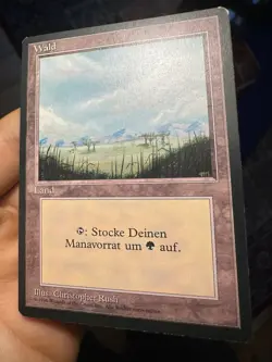 German FBB • Misprint Wald "Forest Plains" • Unplayed / NM • Mtg (622) - Image 2