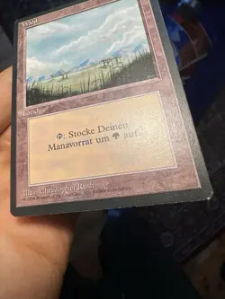 German FBB • Misprint Wald "Forest Plains" • Unplayed / NM • Mtg (622) - Image 3