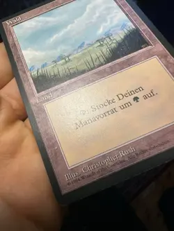 German FBB • Misprint Wald "Forest Plains" • Unplayed / NM • Mtg (622) - Image 4