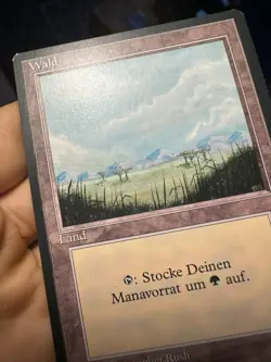 German FBB • Misprint Wald "Forest Plains" • Unplayed / NM • Mtg (622) - Image 5