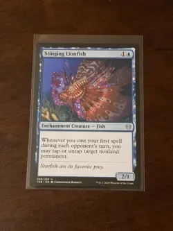 Magic the Gathering Theros Beyond Death Stinging Lionfish - Image 1