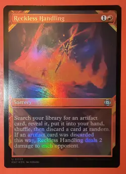 MAGIC, MTG: RECKLESS HANDLING, MAT /UNCOMMON/ 0069/ NM/ FOIL, UNPLAYED - Image 1
