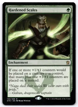 MTG Hardened Scales - Khans of Tarkir Rare | - Image 1