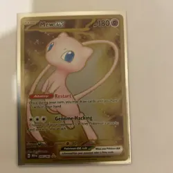 Mew ex 151 Gold Metal Promo Pokemon TCG 205/165 Ultra Rare Scarlet & Violet - Image 3