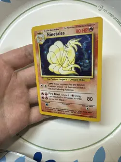 Pokemon TCG Ninetales Base Set 12/102 Holo Unlimited Holo Rare - Image 5