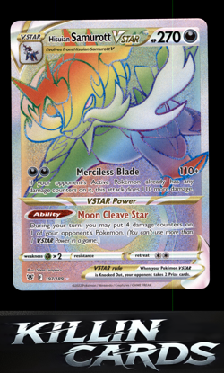 Hisuian Samurott VSTAR (Secret) 197/189 Pokemon Secret Rare SWSH10: Astral Radia - Image 1