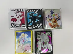 Pokemon Accessories Lot Sleeves Coins Dividers Dice and Eevee Pouch - Image 4
