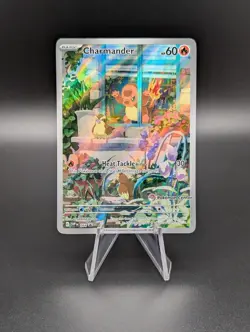 Pokemon TCG Obsidian Flames Charmander Pokemon Center Stamp Black Star Promo 044 - Image 1