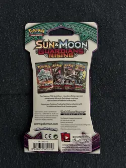 Pokemon TCG Sun and Moon Guardians Rising Blister Pack New Sealed - Image 2