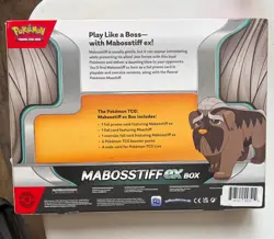 Pokemon Mabosstiff EX Box New Factory Sealed. (Small tear on side of box) - Image 2