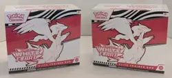 LOT OF 2 Pokemon Scarlet Violet White Flare ETB NEW SEALED ENGLISH SHIPS ASAP - Image 1