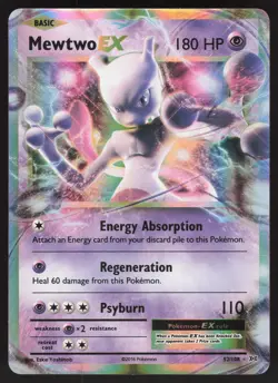Mewtwo EX 52/108 Ultra Rare Pokemon TCG XY - Evolutions NM - Image 1