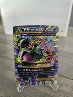 Pokemon TCG Mega M Tyranitar EX Holo Ultra Rare Card Ancient Origins 43/98 - Image 1