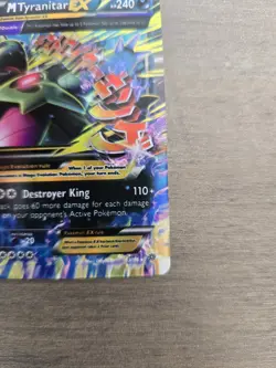 Pokemon TCG Mega M Tyranitar EX Holo Ultra Rare Card Ancient Origins 43/98 - Image 4