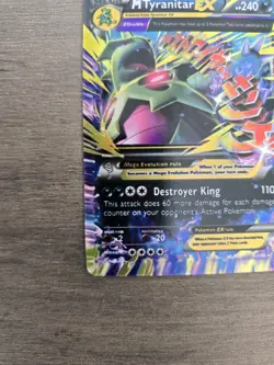 Pokemon TCG Mega M Tyranitar EX Holo Ultra Rare Card Ancient Origins 43/98 - Image 5