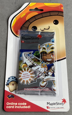 2007 vintage MAPLE STORY booster card PACK unopened sealed RARE wotc MapleStory - Image 1