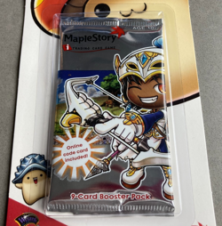 2007 vintage MAPLE STORY booster card PACK unopened sealed RARE wotc MapleStory - Image 2