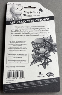 2007 vintage MAPLE STORY booster card PACK unopened sealed RARE wotc MapleStory - Image 3