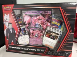 Pokemon TCG Team Rockets Mewtwo EX 2 New Destined Rivals Cards, Sealed Box - Image 1