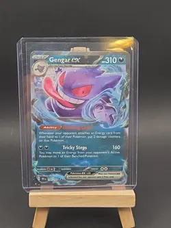 Pokemon TCG Gengar EX Temporal Forces Ultra Rare Card 104/162 - Image 1