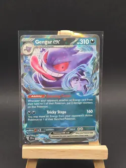 Pokemon TCG Gengar EX Temporal Forces Ultra Rare Card 104/162 - Image 2